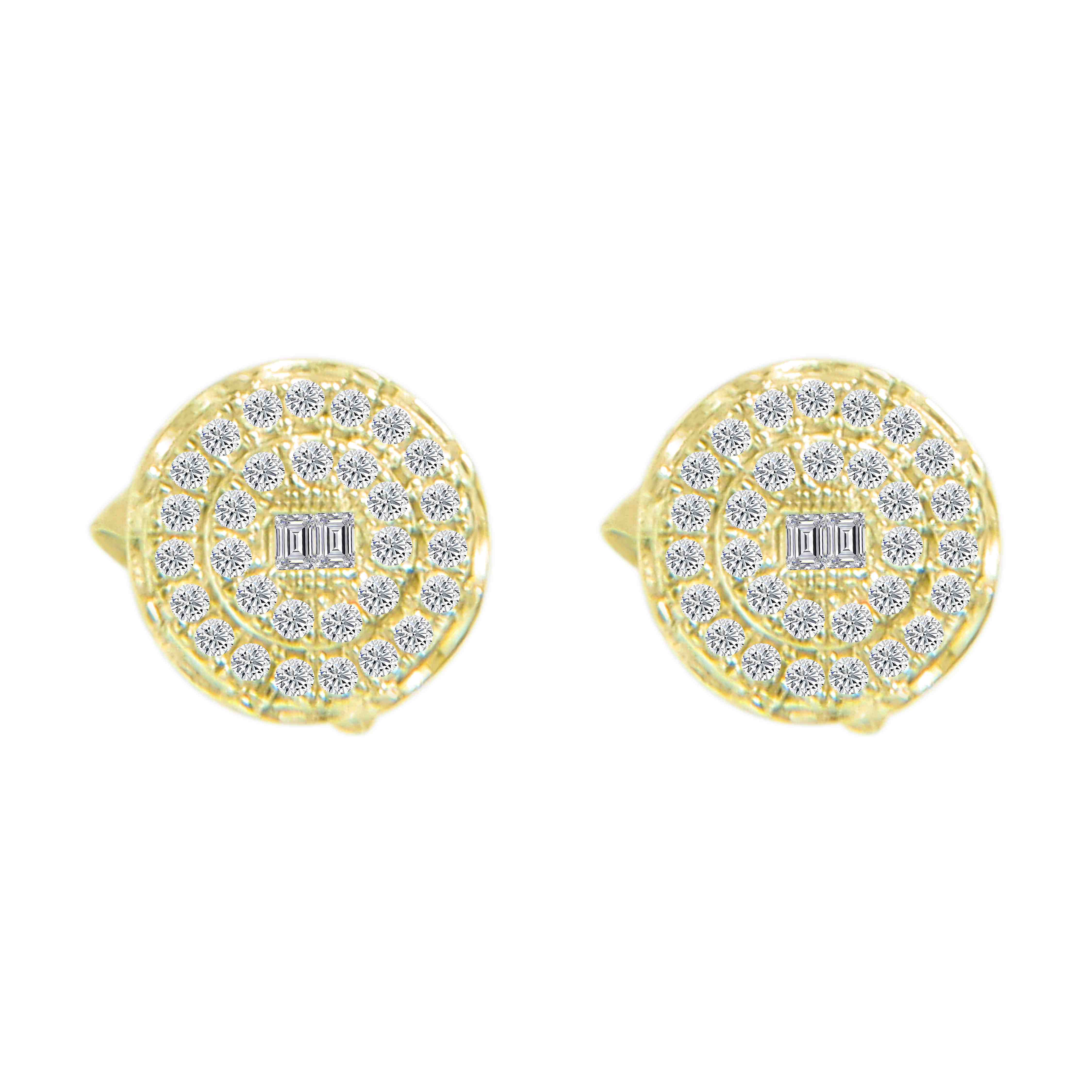 Round Stud Earring ER23049A